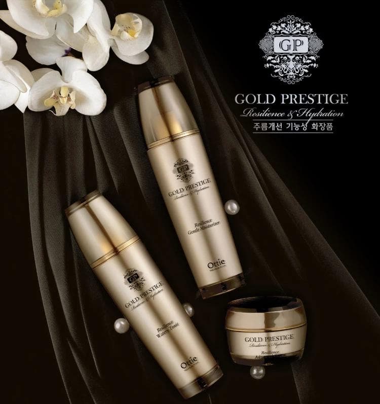 Gold Prestige Resilience Skin Advanced Cream [ Ottie] набор-min