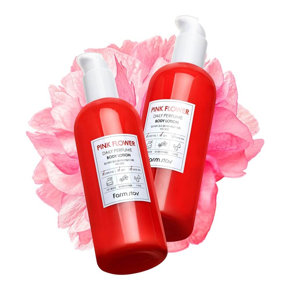 FarmStay Pink Flower Daily Perfume Body Lotion. (1)