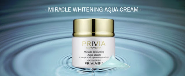 Miracle Whitening Aqua Cream privia bb-mania-min
