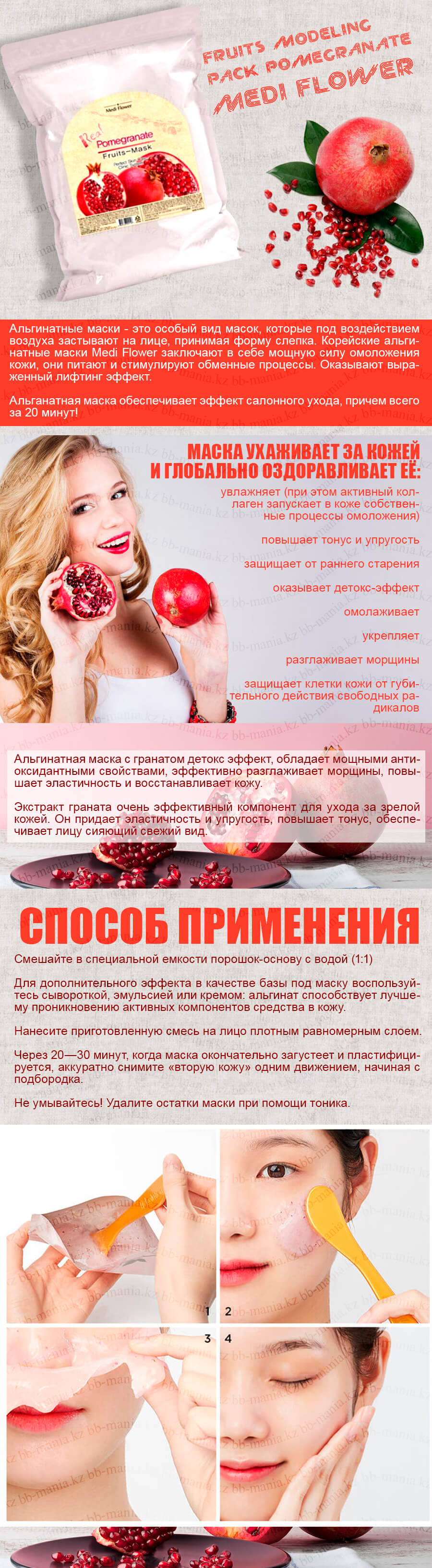 Fruits Modeling Pack Pomegranate [Medi Flower] (1)