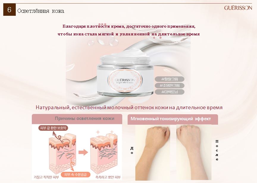 Guerisson Bright Me Cream [Claire's Korea] 6-min