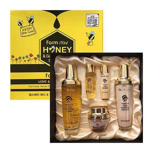Honey&Gold Essential Skin Care 3 Set [Farmstay