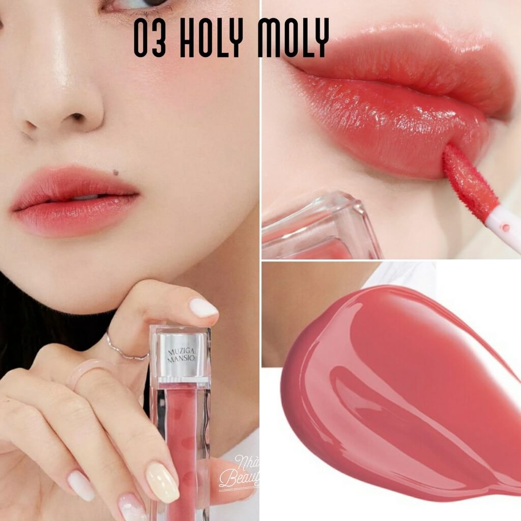 Icy Glow Lip Gloss 03 HOLYMOLY [MUZIGAE MANSION] (1)