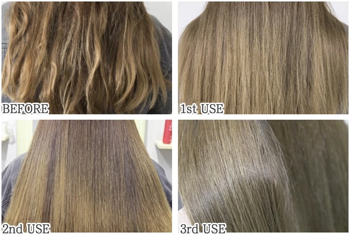 Masil 3 Salon Hair CMC Shampoo до и после-min