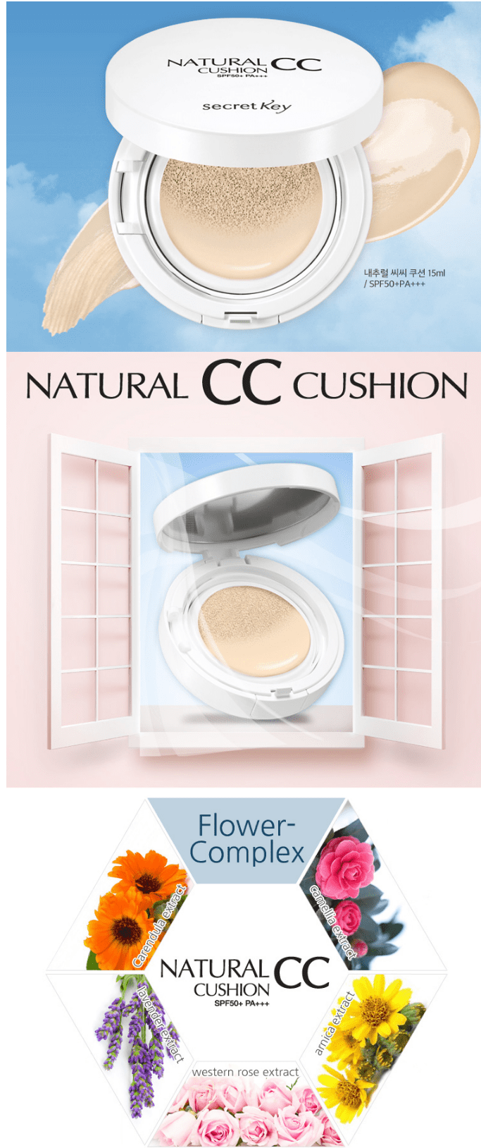 Natural CC Cushion SPF50+ PA+++-min