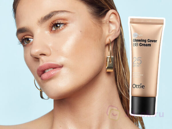 ottie glowing cover bb cream..