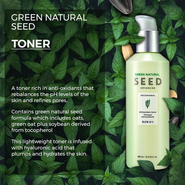 The Face Shop green natural seed anti oxid toner (1)