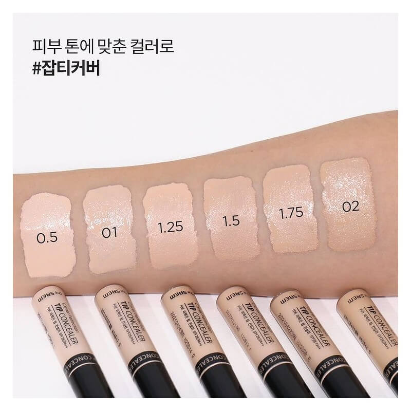 The Saem Cover Perfection Tip Concealer оттенки (1)