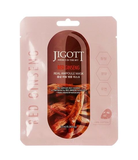 Red Ginseng Real Ampoule Mask [Jigott]
