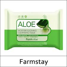 Aloe Moisture Soothing Cleansing Tissue [FarmStay]