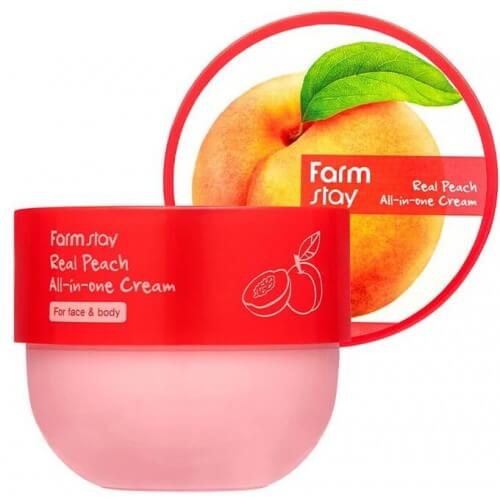 Real Peach All-in-One Cream [FARMSTAY]