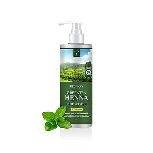 Greentea Henna Pure Refresh Shampoo [DEOPROCE]