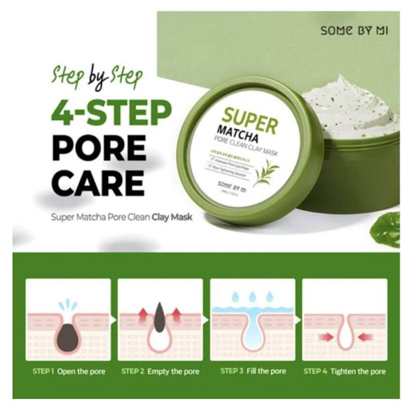Super Matcha Pore Clean Clay Mask [Some By Mi]