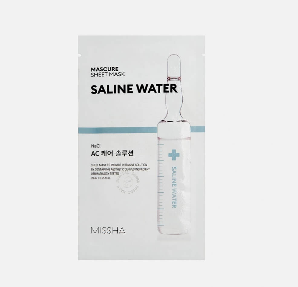 Mascure AC Care Solution Sheet Mask Saline Water [Missha]