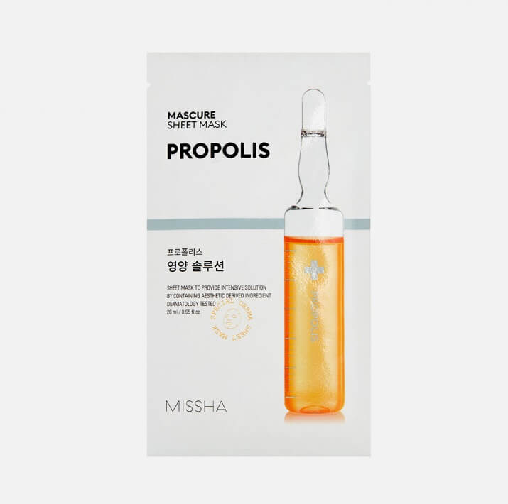 Mascure Nutrition Solution Sheet Mask Propolis [Missha]