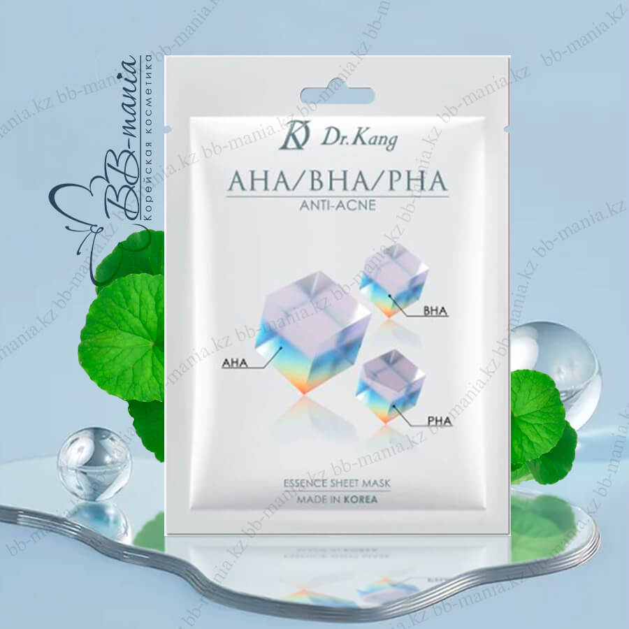 AHA/BHA/PHA Anti-Acne Essence Sheet Mask [Dr. Kang]
