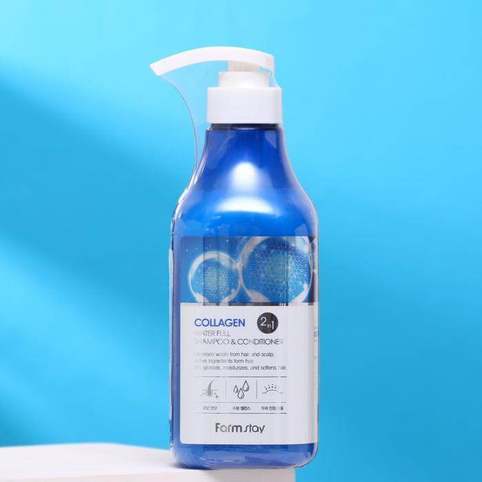 Collagen Water Full Shampoo & Conditioner [FarmStay]