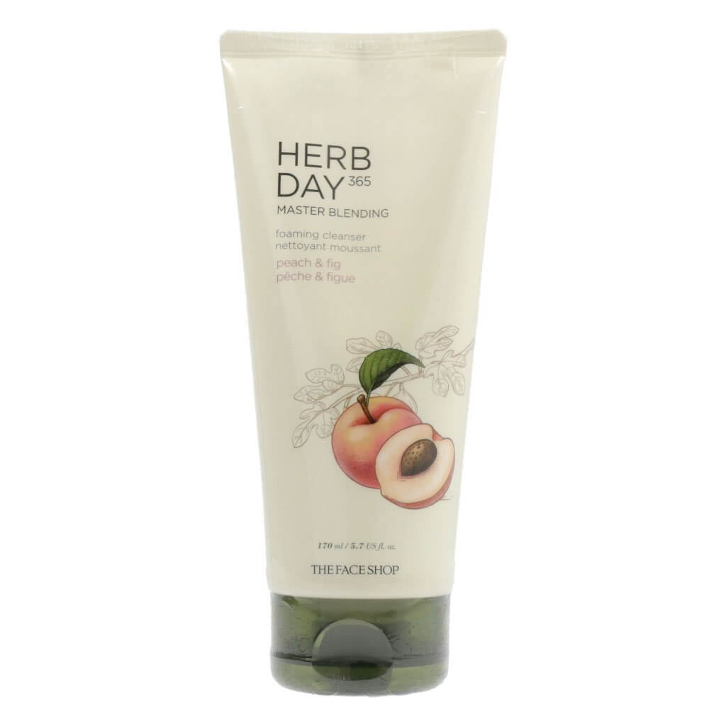 Herb Day 365 Facial Foaming Cleanser Peach and Fig [The Face Shop]