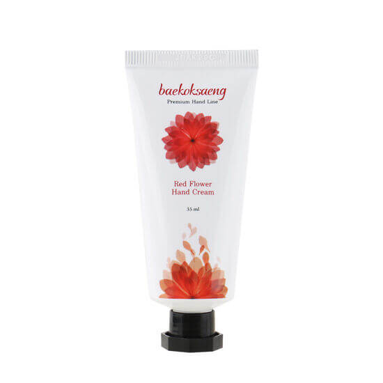 Red Flower Hand Cream [Baekoksaeng]