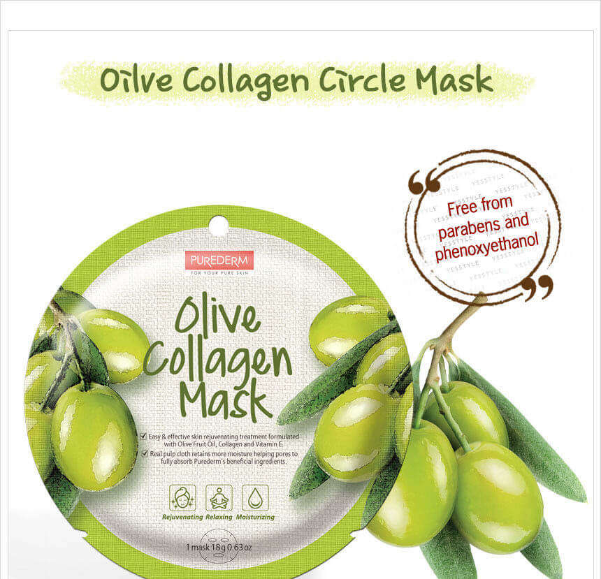 Olive Collagen Circle Mask [Purederm]