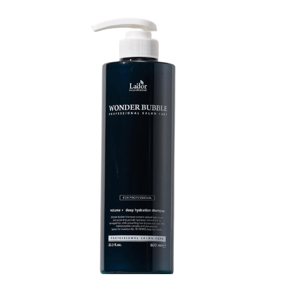 Wonder Bubble Volume + Deep Hydration Shampoo 600 ml [La'dor]