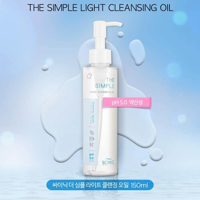The Simple Light Cleansing Oil [Scinic]