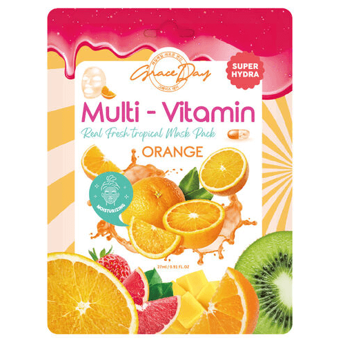 Multi-Vitamin Real Fresh Tropical Mask Pack Orange [Grace day]