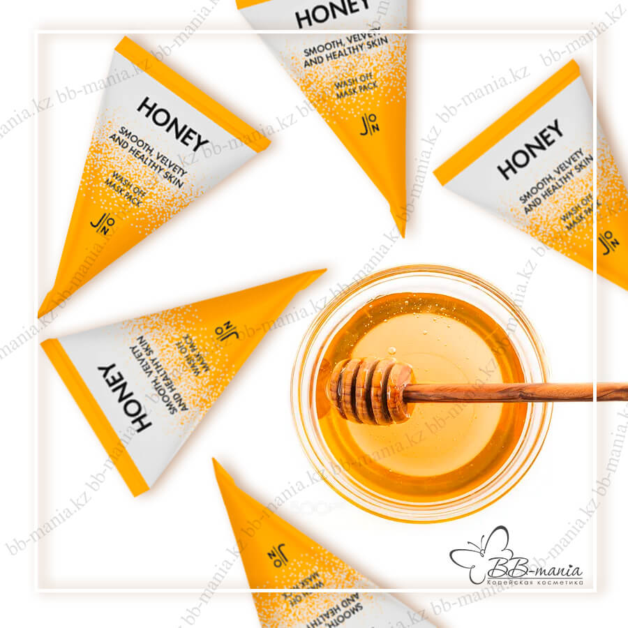 Honey Smooth Velvety and Healthy Skin Wash Off Mask Pack 5 ml [J:ON]