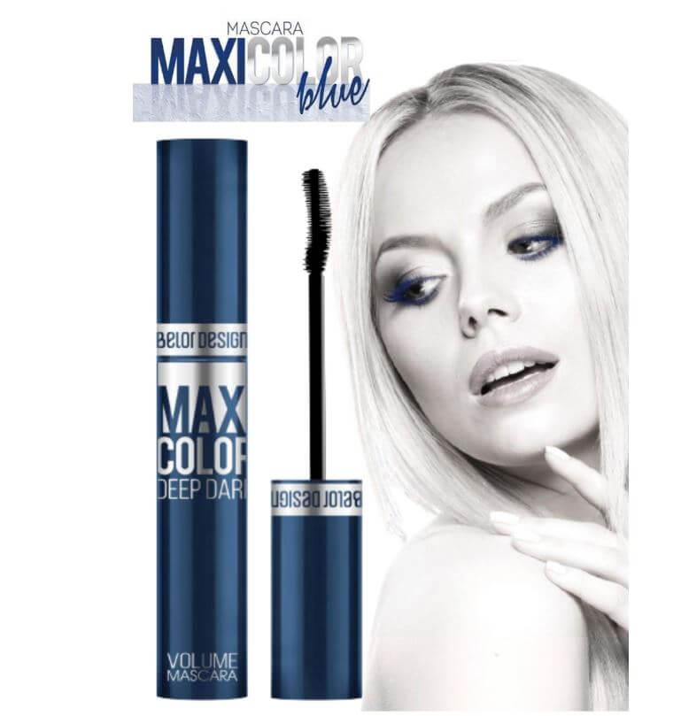 Maxi Color Deep Dark Blue Mascara [Belor Design]