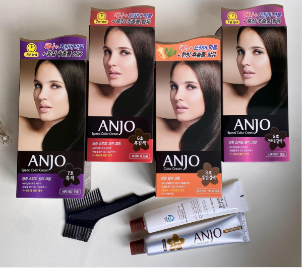 Anjo Speed Color Cream №7 Натуральный чёрный Anjo Speed Color Cream №7 Натуральный чёрный