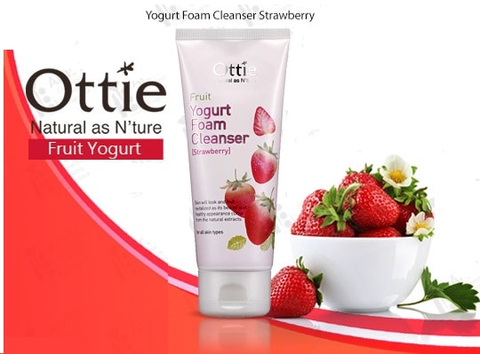 Fruits Yogurt Foam Cleanser Strawberry [Ottie]