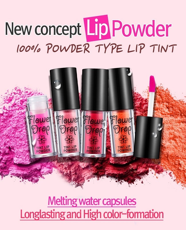 Flower Drop Tint Lip Powder [Secret Key]