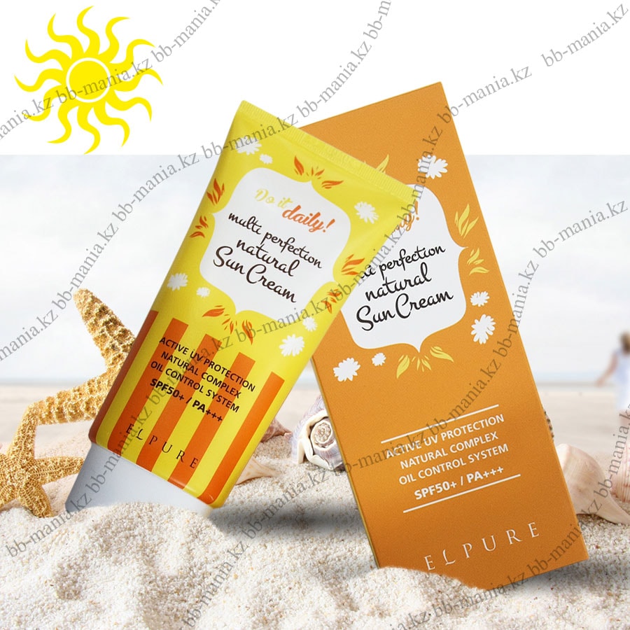 Elpure Do it daily Multi Perfection Natural Sun Cream SPF50+ PA+++