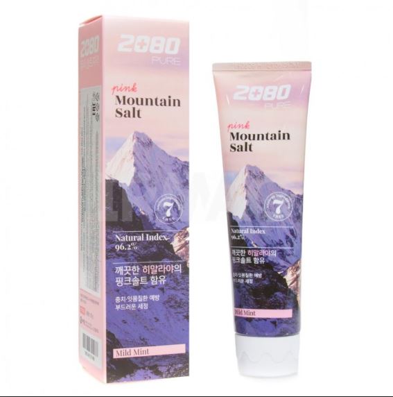 Dental Clinic 2080 Pure Pink Mountain Salt Toothpaste Mild Mint [Kerasys]