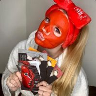 Double Dare OMG! Red + Snail Mask