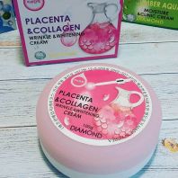 Diamond Wrinkle and Whitening Cream Placenta and Collagen [Leicos]