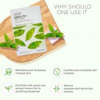 Real Nature Green Tea Face Mask [The Face Shop]
