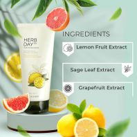 Herb Day 365 Master Blending Foaming Cleanser Lemon & Grapefruit [The Face Shop]