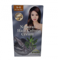 N-8 Very Light Brown Natural Hair Color Cream [Bosnic]