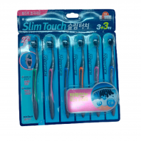Slim Touch набор зубных щеток с угольным напылением для всей семьи