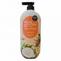 Real Moisture Coconut Almond Body Wash 900 ml [On The Body]