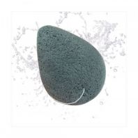 Charcoal & Konjac Cleansing Puff [The Face Shop]