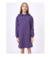 Платье худи для девочки фиолетовое р-р.140 арт.10812