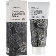 Charcoal Pore Clay Cleansing Foam [Lebelage]