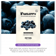 Total Solution Essential Sheet Mask Blueberry [Prettyskin]