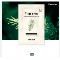 Total Solution Essential Sheet Mask Tea Tree [Prettyskin]