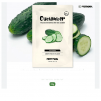 Total Solution Essential Sheet Mask Cucumber [Prettyskin]