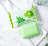 Green Tea Peeling Soap [Jigott]