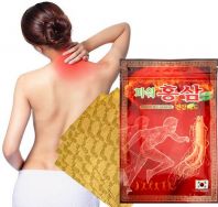 Пластырь согревающий с красным женьшенем Power Red Ginseng