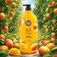 Natural Mango Body Wash 1200 ml [Shower Mate]